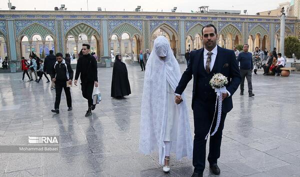 عکس عروس و شاه