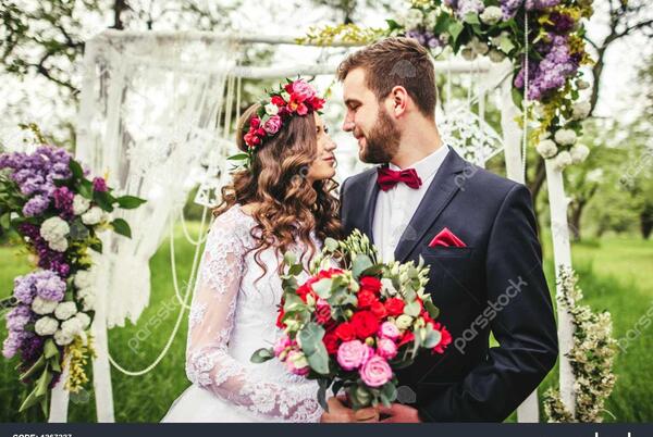 عکس سبزه عروس داماد