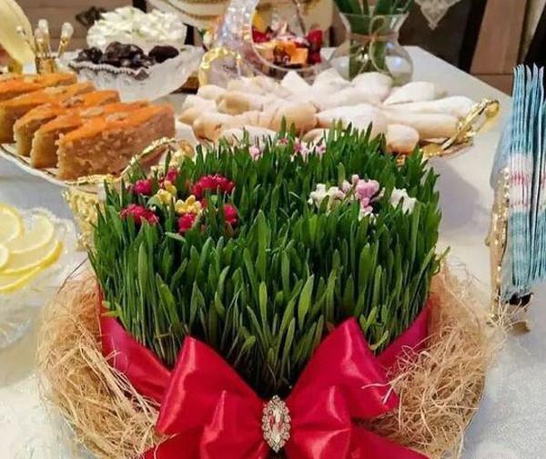 عکس سبزه عروس داماد