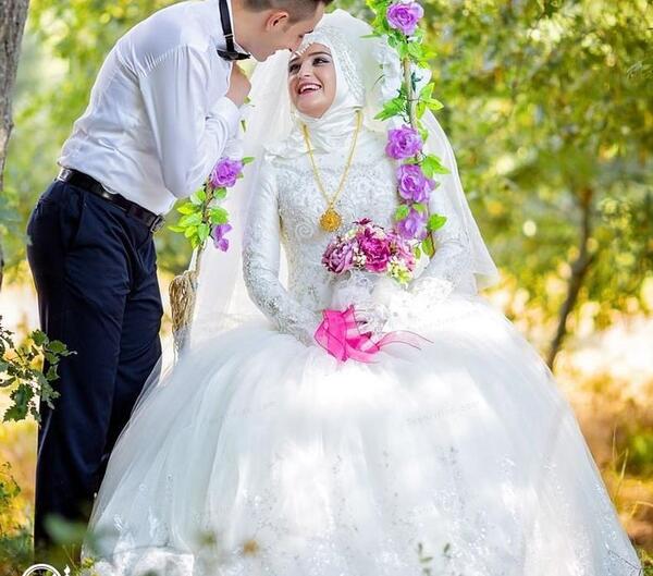 عکس لباس عروس بدون حجاب