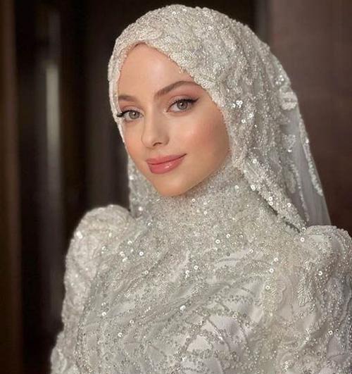 عکس تور عروس پوشیده