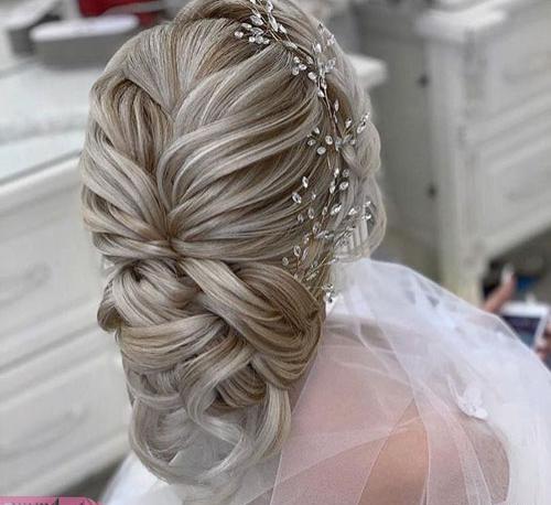 عکس مدل مو عروس جدید و زیبا