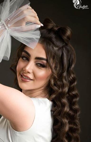 عکس مدل مو عروس جدید و زیبا