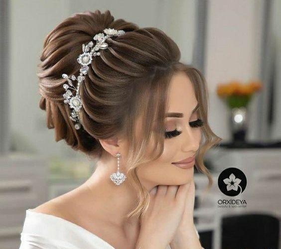 عکس مدل مو عروس جدید و زیبا