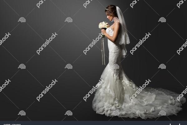 عکس عروس با لباس پوشیده