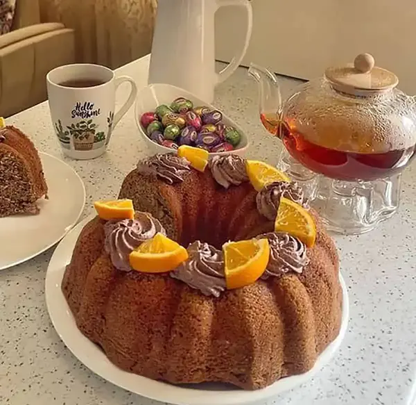 عکس کیک قوری