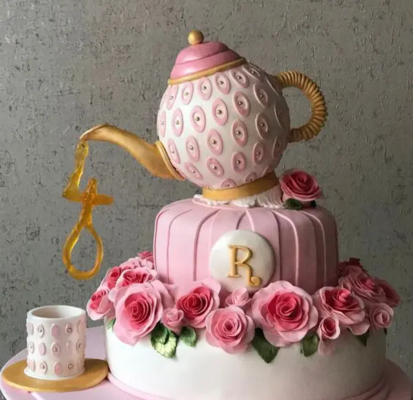 عکس کیک قوری