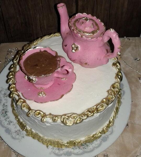 عکس کیک قوری