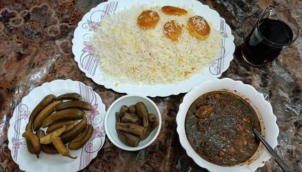 عکس زیبای قورمه سبزی