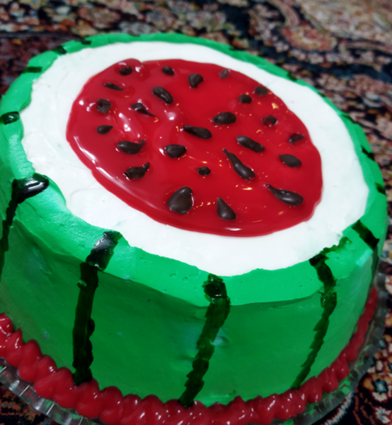 عکس کیک تولد قورباغه