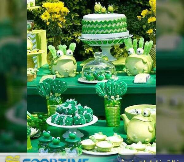 عکس کیک تولد قورباغه ای