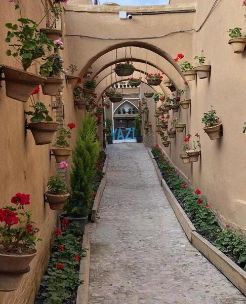 عکس کوچه های قدیمی یزد