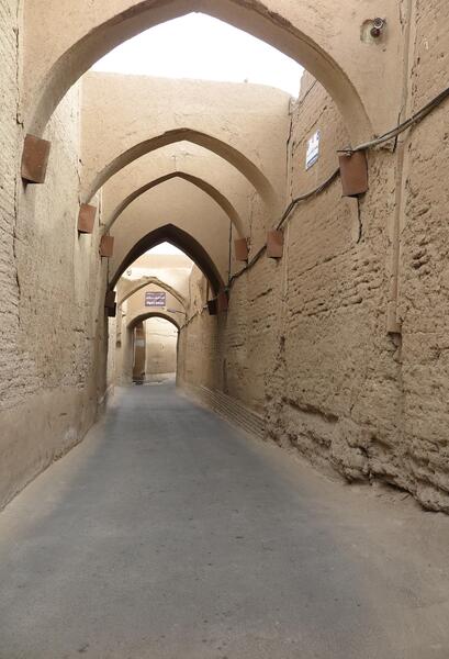 عکس کوچه های قدیمی یزد