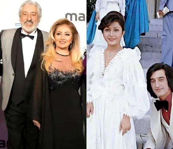 عکس قدیمی لیلا فروهر و ابی