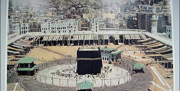 عکس قدیمی از کعبه