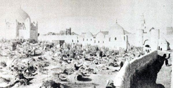 عکس قدیمی از قبرستان بقیع