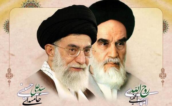 عکس قدیمی امام و رهبری