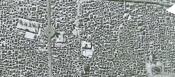 عکس هوایی قدیمی شیراز