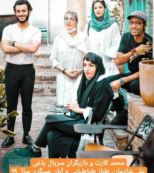 عکس قدیمی از طناز طباطبایی