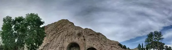 قدیمی ترین عکس طاق بستان