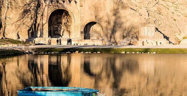 قدیمی ترین عکس طاق بستان