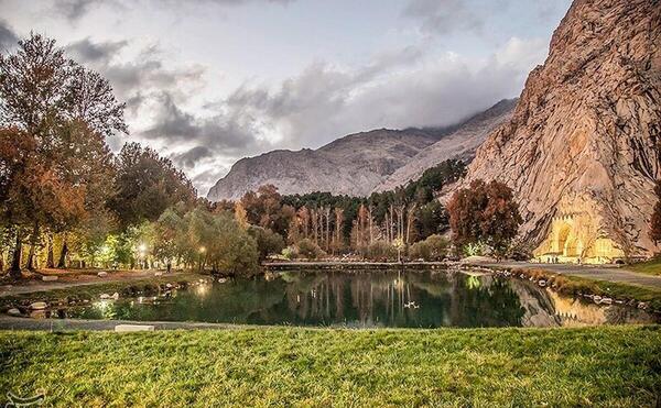 قدیمی ترین عکس طاق بستان