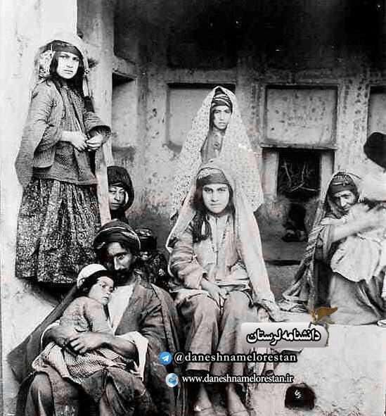 عکس قدیمی زنان لر