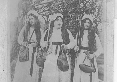 عکس قدیمی زن قاجار