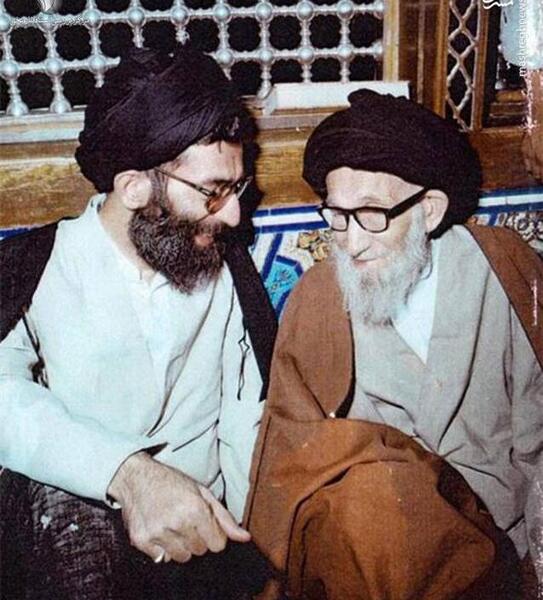 عکس قدیمی از رهبری