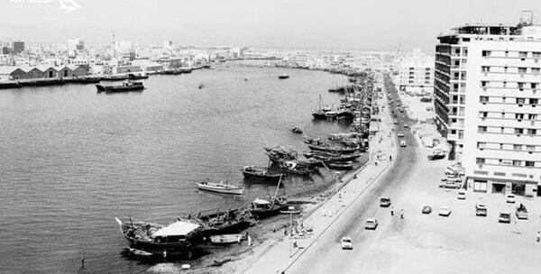 عکس قدیمی شهر دبی