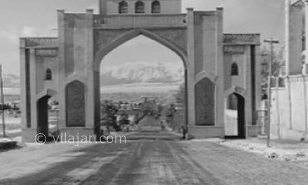عکس قدیمی دروازه قران شیراز