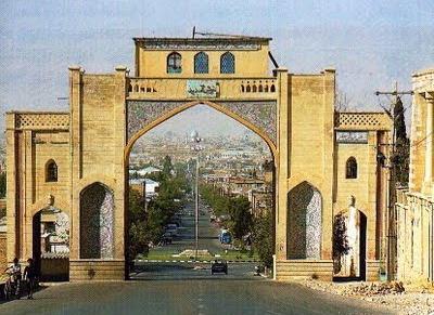 عکس قدیمی دروازه قران شیراز