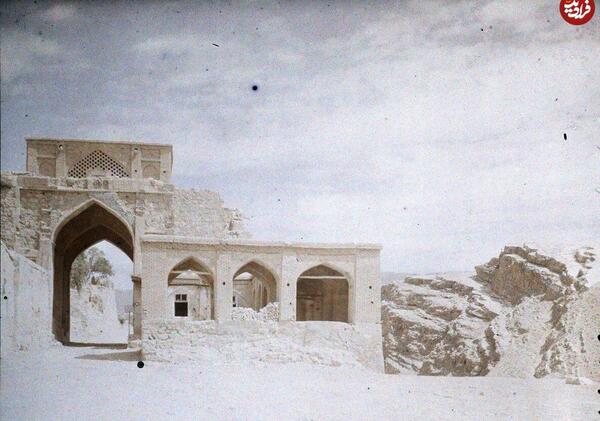 عکس قدیمی دروازه قران شیراز