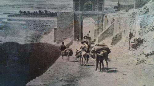 عکس قدیمی دروازه قران شیراز
