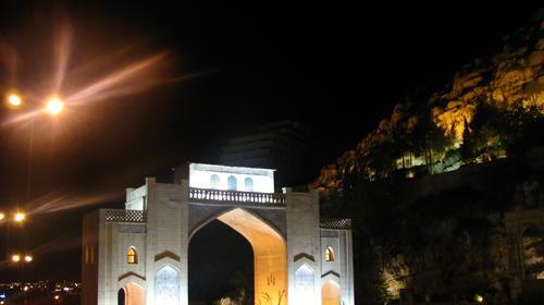 عکس قدیمی دروازه قران شیراز