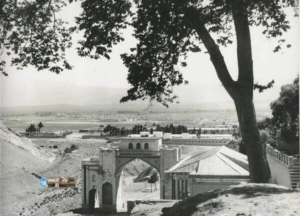 عکس قدیمی از دروازه قرآن شیراز