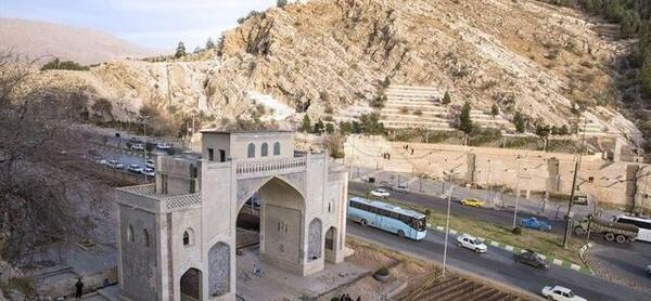 عکس قدیمی از دروازه قرآن شیراز