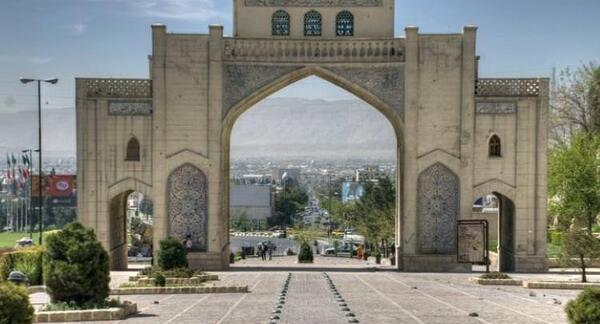 عکس قدیمی از دروازه قرآن شیراز