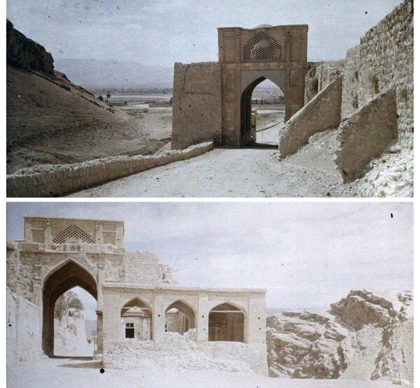 عکس قدیمی از دروازه قرآن شیراز