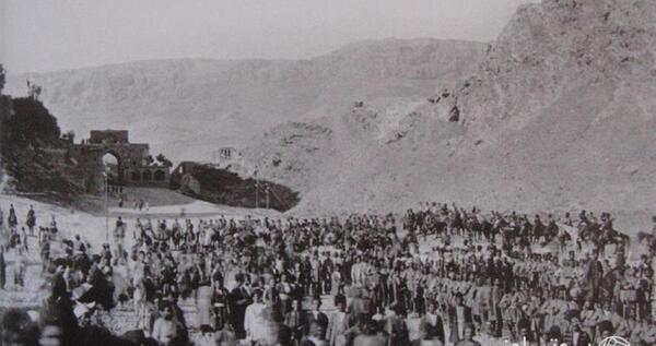 عکس قدیمی از دروازه قرآن شیراز