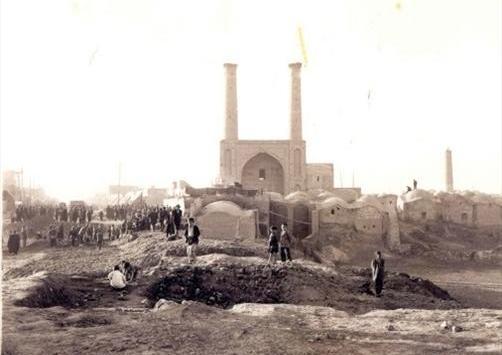 عکس قدیمی از جمکران