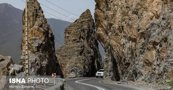 عکس های قدیمی جاده چالوس