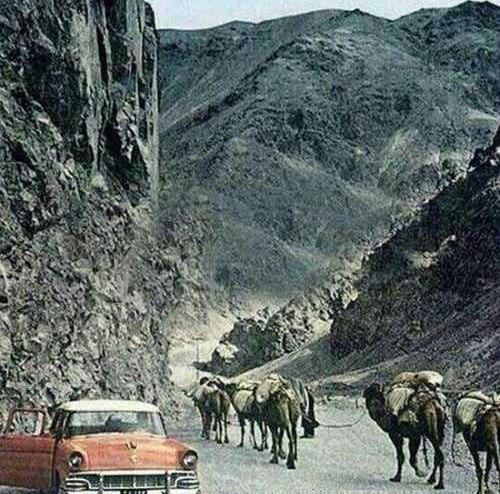 عکس های قدیمی جاده چالوس