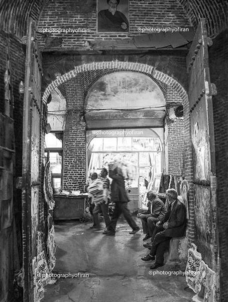 عکس بازار قدیمی تبریز