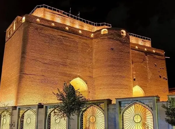 عکس قدیمی ارگ تبریز