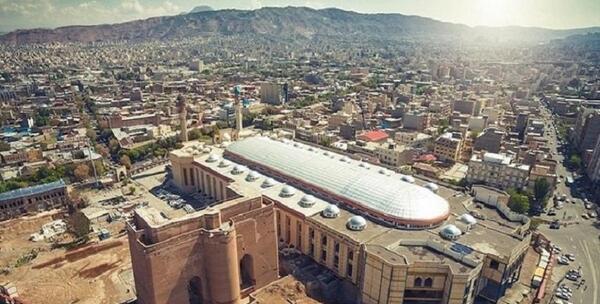 عکس قدیمی ارگ تبریز
