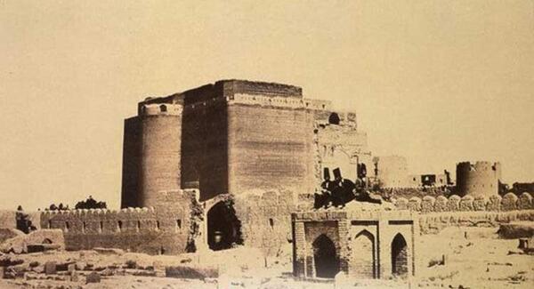 عکس قدیمی ارگ تبریز