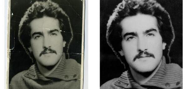 عکس قدیمی در فتوشاپ