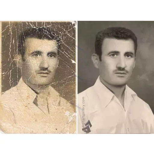 عکس قدیمی روتوش نشده
