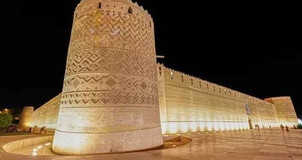قدیمی ترین عکس ارگ کریم خان زند
